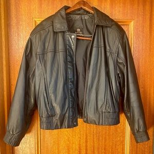 The Perfect Vintage Leather Bomber Jacket